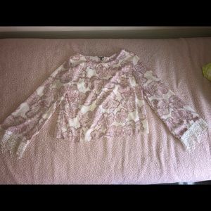 Hippie long sleeve open back